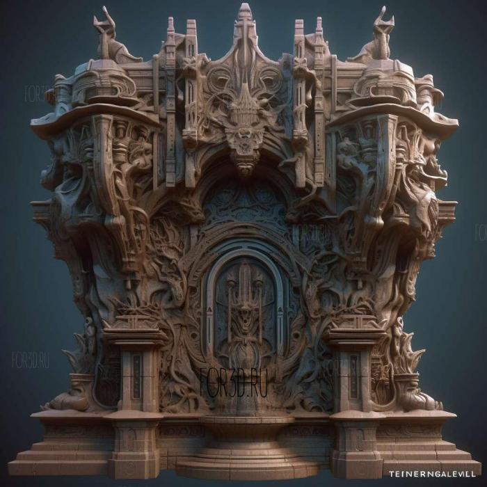 stl The Temple of Elemental Evil 3 stl model for CNC