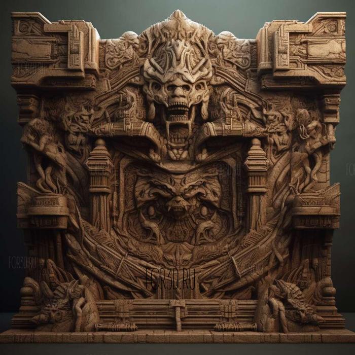 stl The Temple of Elemental Evil 4 stl model for CNC