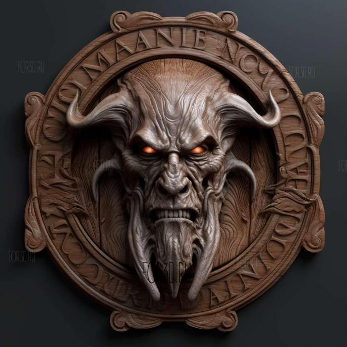 Vampire The Masquerade Swansong 1 stl model for CNC
