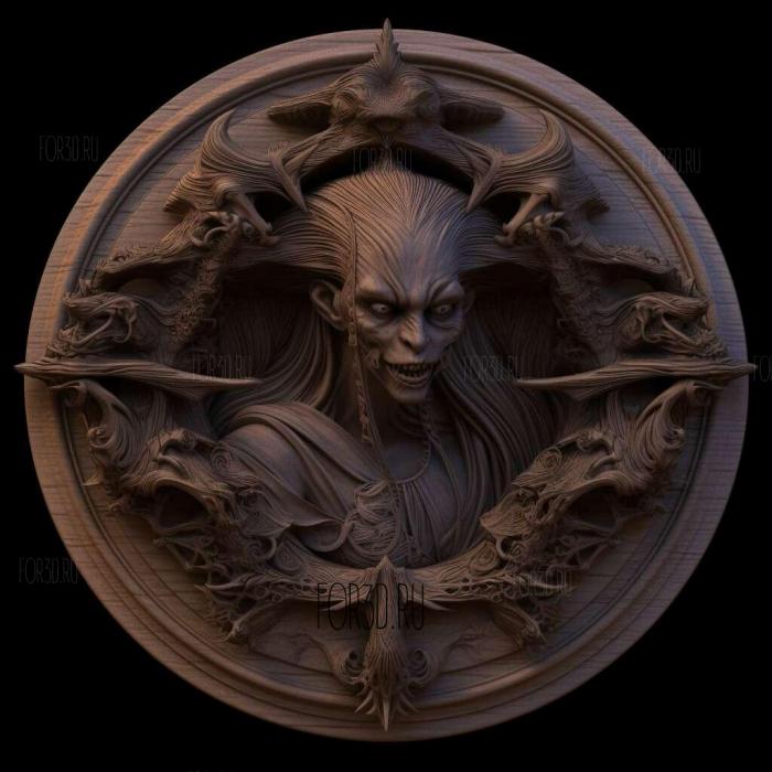 Vampire The Masquerade Swansong 4 stl model for CNC