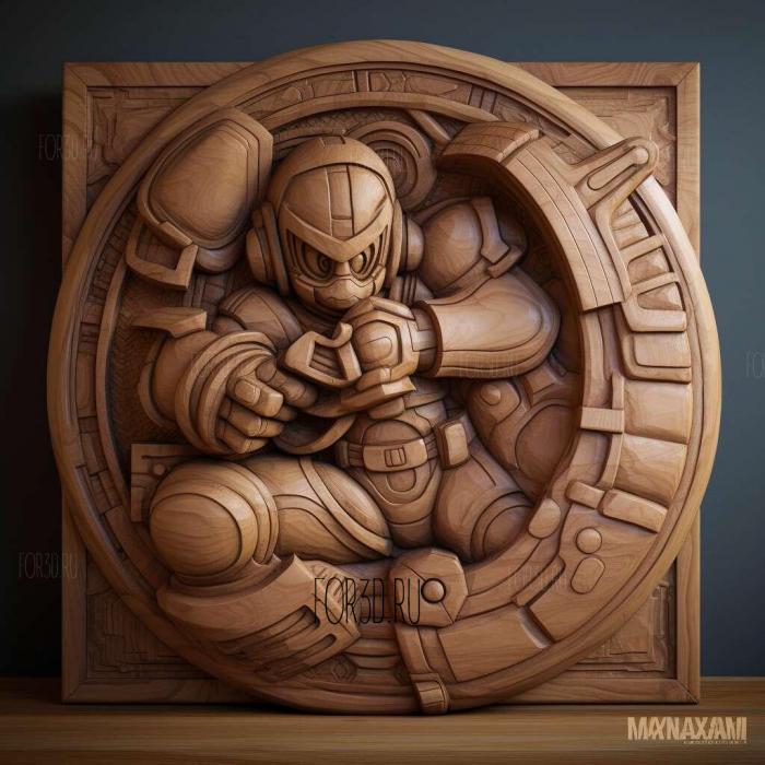 Mega Man Fully Charged TV series 2 3d stl модель для ЧПУ