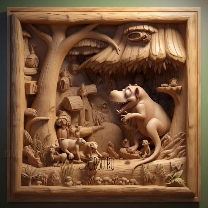 Ice Age Dawn of the Dinosaurs movie 1 stl model for CNC