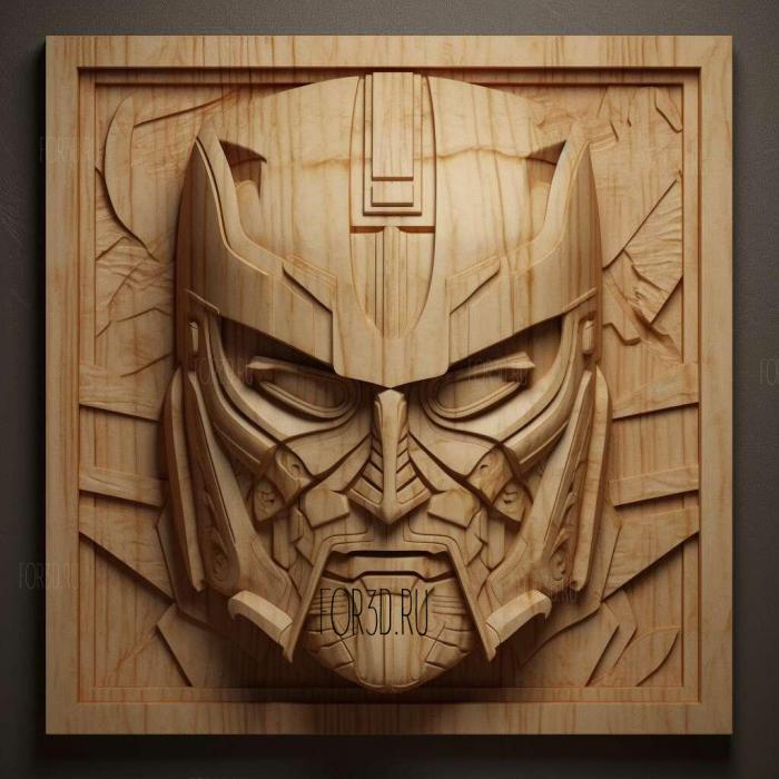 transformers 3d model 1 stl model for CNC