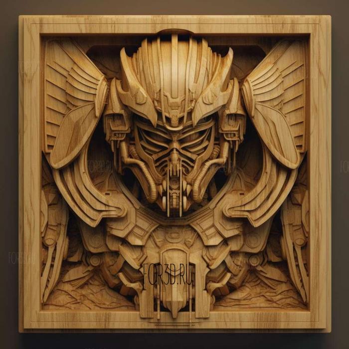 transformers 3d model 4 stl model for CNC
