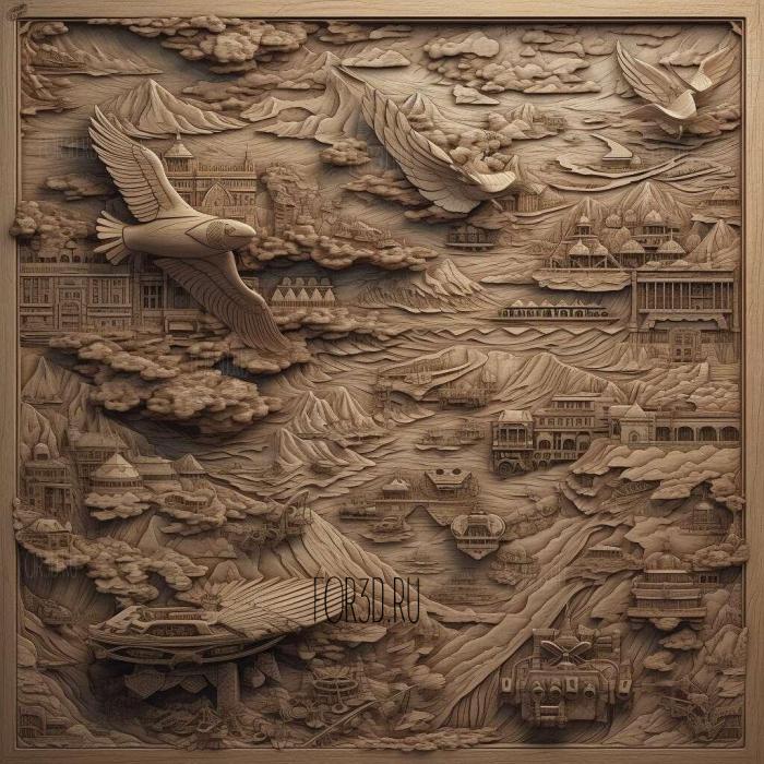 stl The Big Sky TV series 1 stl model for CNC