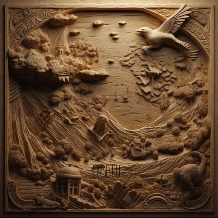 stl The Big Sky TV series 2 stl model for CNC