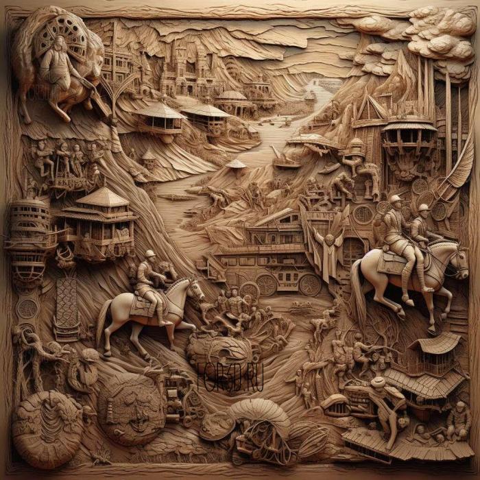 stl The Big Sky TV series 4 stl model for CNC