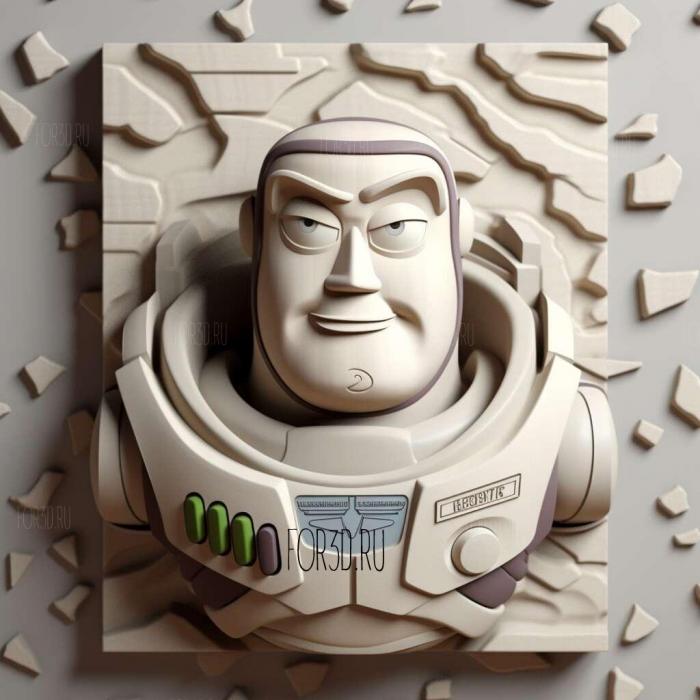 toy story buzz lightyear 2 stl model for CNC