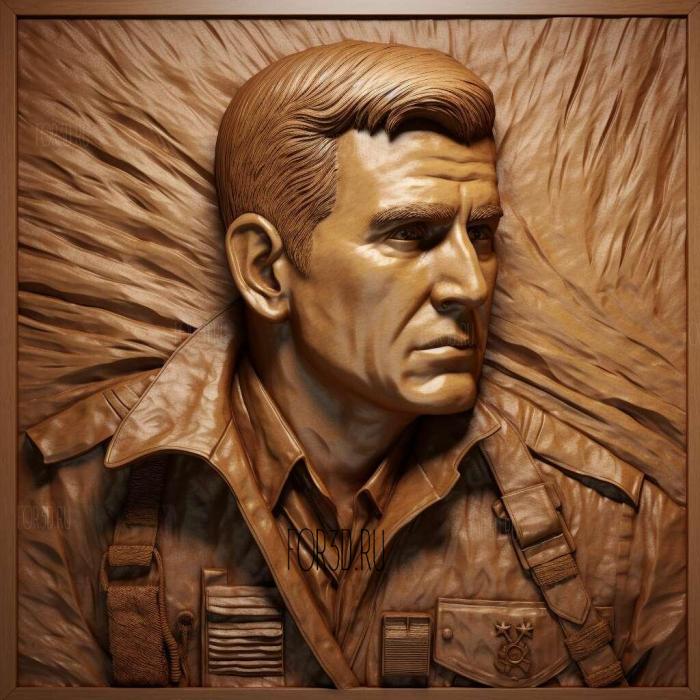 Jack Reacher movie 1 stl model for CNC