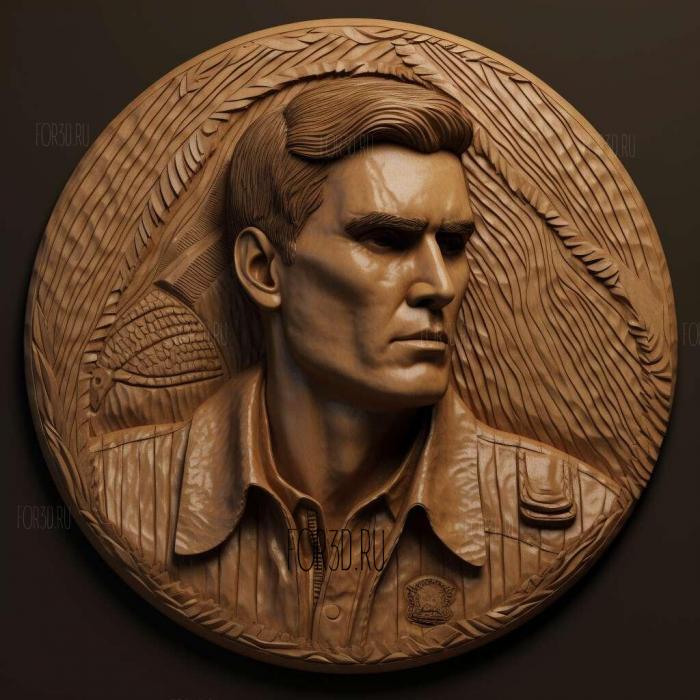 Jack Reacher movie 4 stl model for CNC