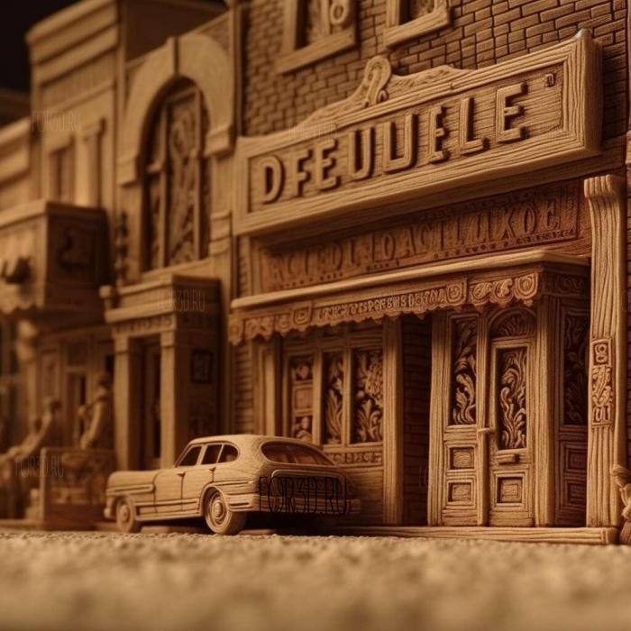 stl The Deuce TV series 1 stl model for CNC