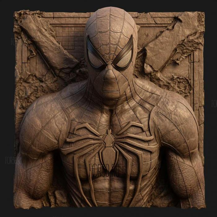 stl Spider Man Homecoming movie 3 stl model for CNC