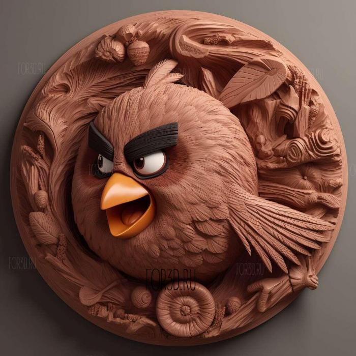 stl The Angry Birds Movie 2 movie 1 stl model for CNC
