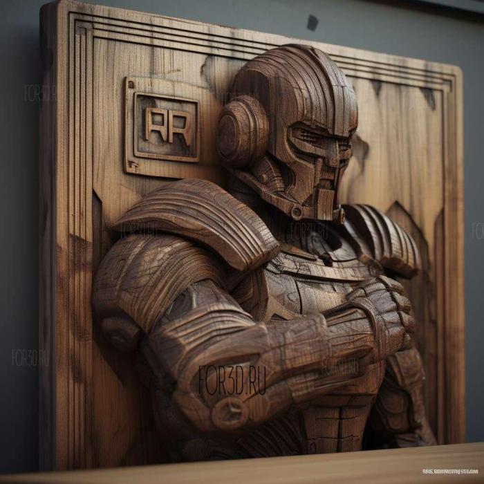 Real Steel movie 3 stl model for CNC