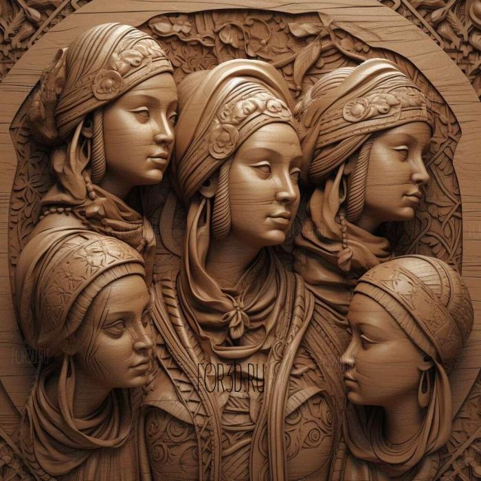 stl True Women TV series 4 stl model for CNC
