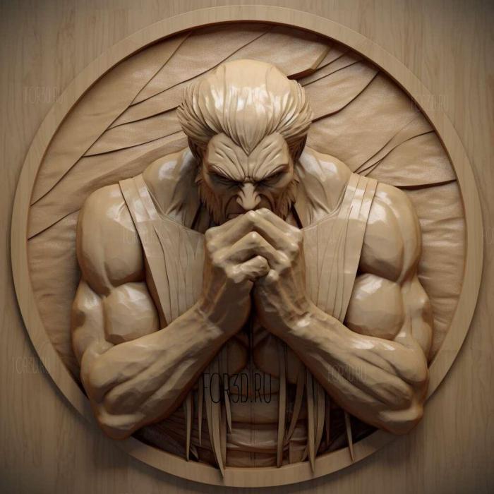 st Logan Marvel Comics 1 stl model for CNC