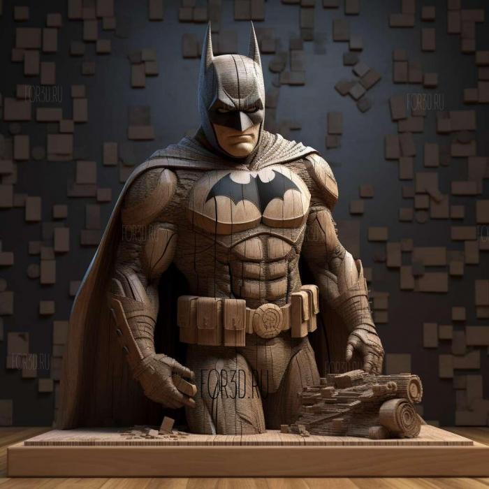 Lego Movie Batman 3 3d stl модель для ЧПУ