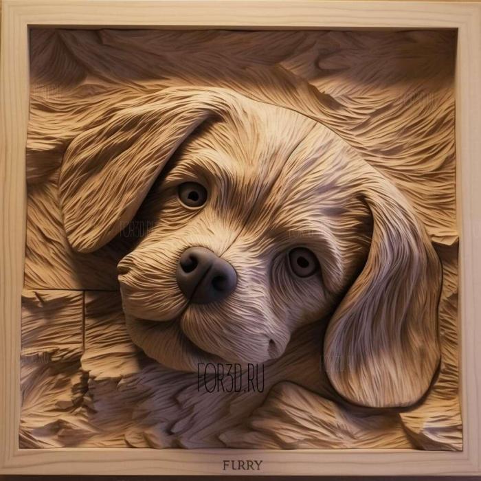 stl TUFFPuppy series 3 stl model for CNC