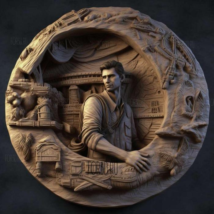 stl Uncharted movie 1 stl model for CNC
