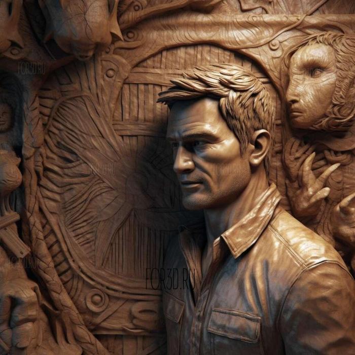 stl Uncharted movie 3 stl model for CNC