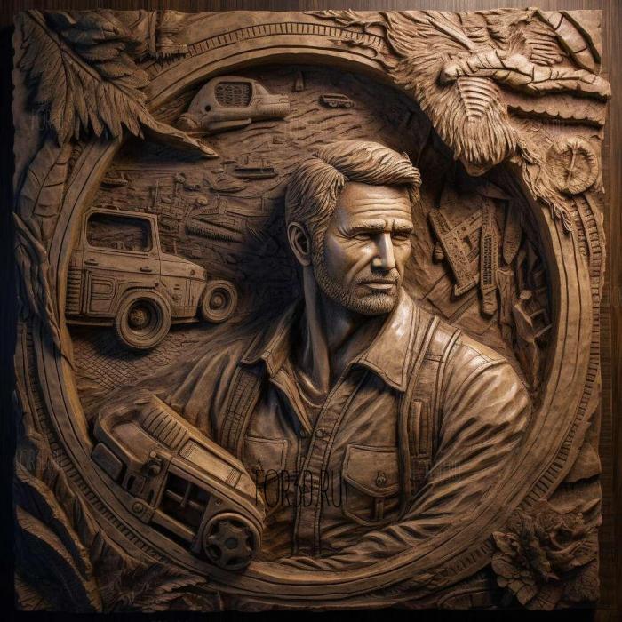 stl Uncharted movie 4 stl model for CNC