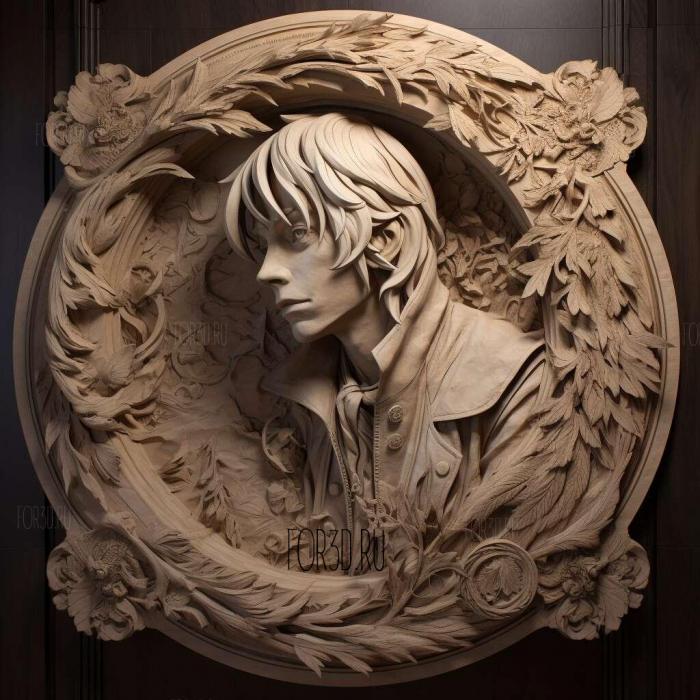 st Sigma Japanese Sigma from Bungo Stray Dogs 1 stl model for CNC