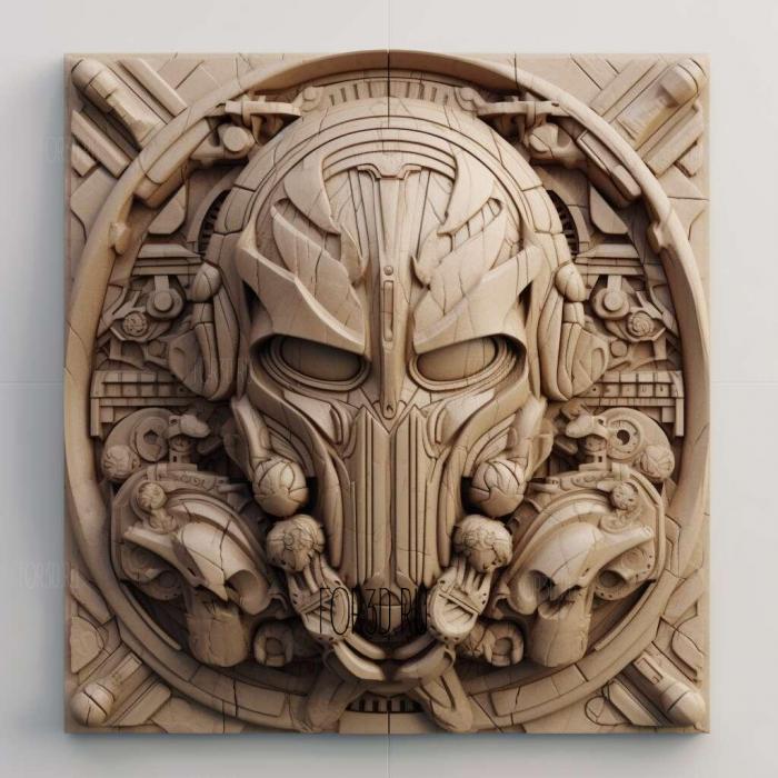 Hero Factory TV series 2 stl model for CNC