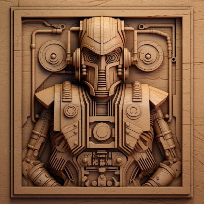 The scavenger robot from WALL I 1 stl model for CNC