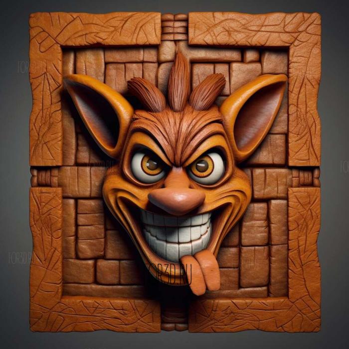 Crash Bandicoot NSane Trilogy 2 stl model for CNC