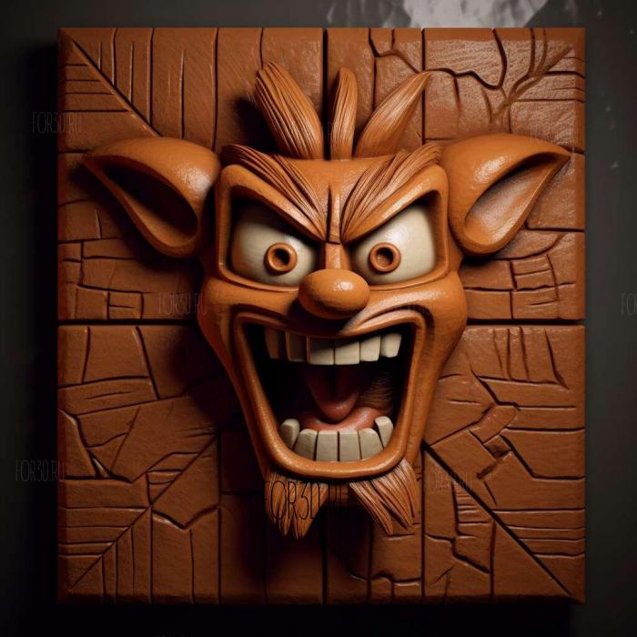 Crash Bandicoot NSane Trilogy 3 stl model for CNC