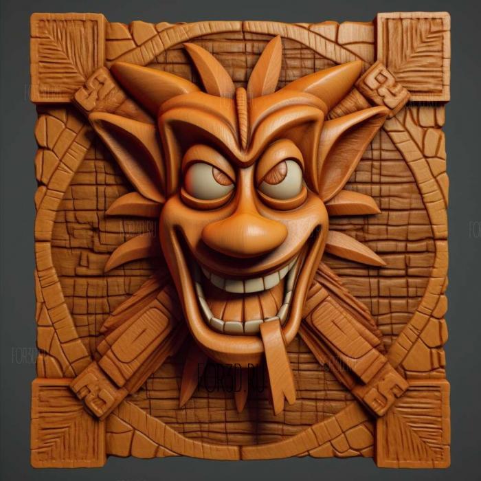 Crash Bandicoot NSane Trilogy 4 3d stl модель для ЧПУ