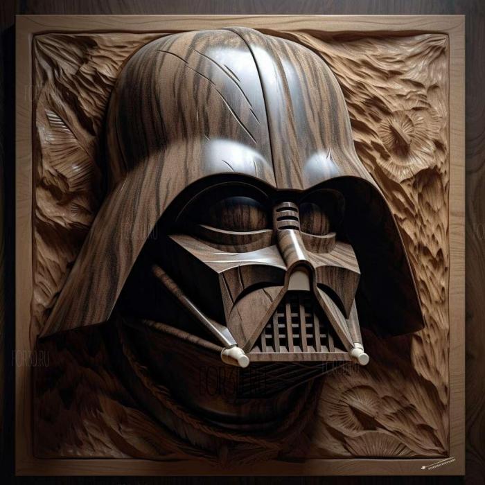stl Unmasked Darth Vader 3