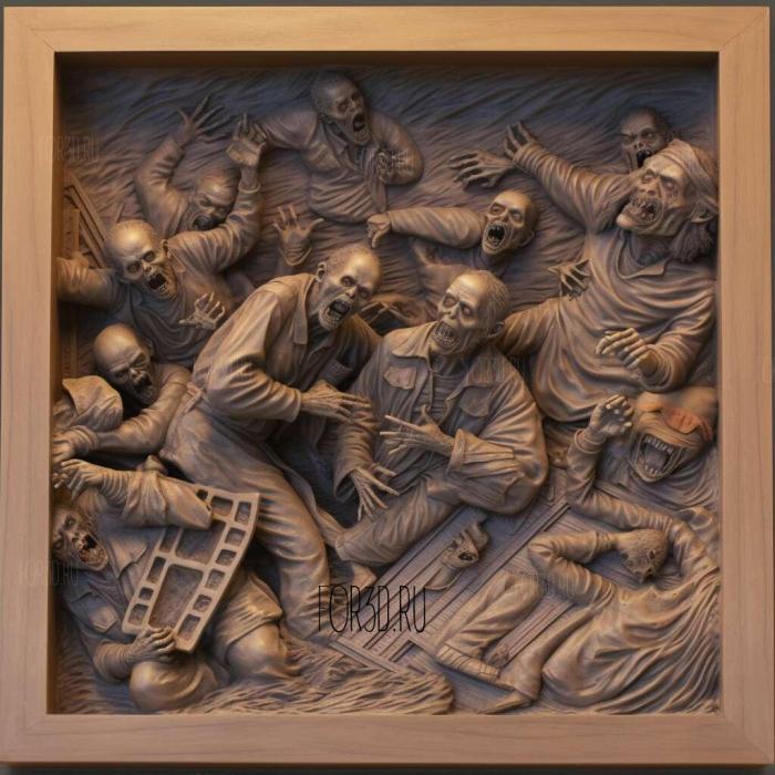 The Walking Dead Episode 5 No Time Left 4 stl model for CNC