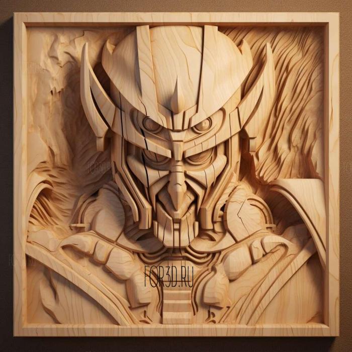 Transformers Prime The 2 stl model for CNC
