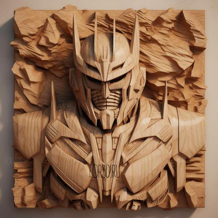 Transformers Prime The 3 stl model for CNC