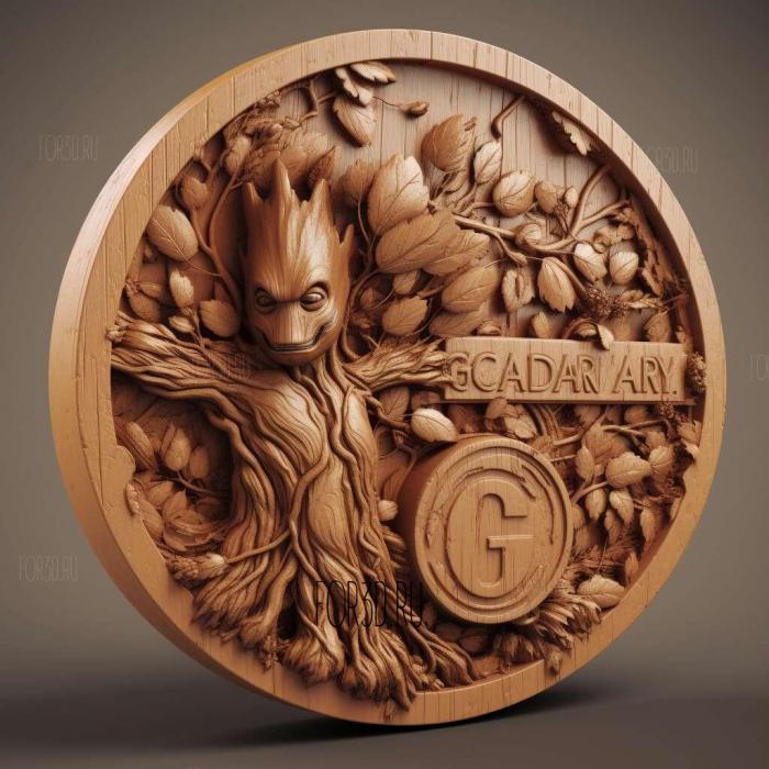 Guardians of the Galaxy Vol 2 movie 2 stl model for CNC