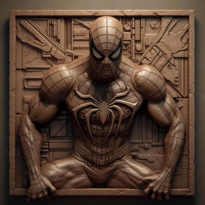 stl Spider Man 2 movie 2 stl model for CNC