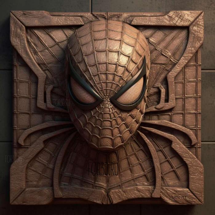 stl Spider Man 2 movie 3 stl model for CNC