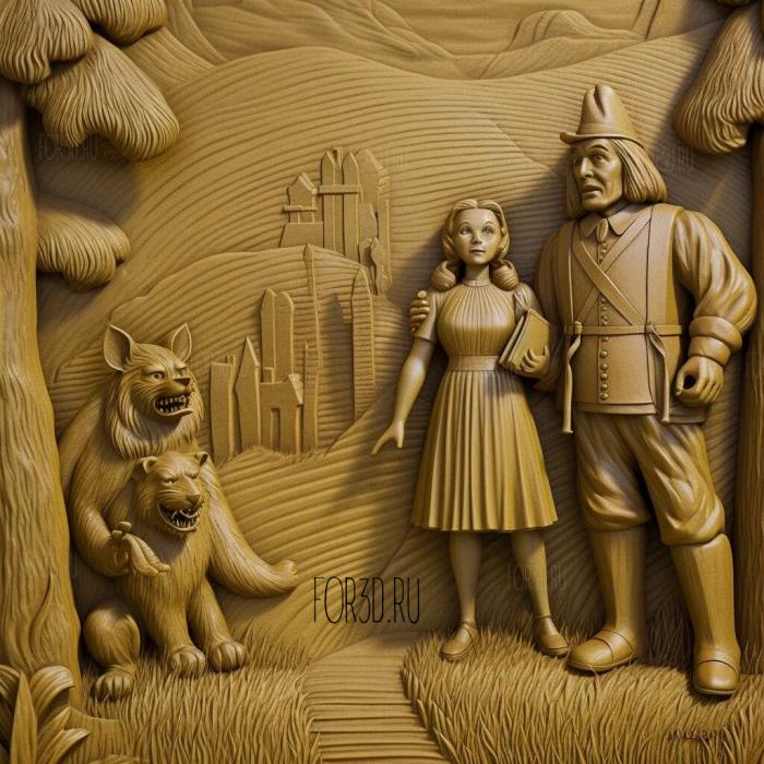The Wizard of Oz The Wizard of Oz 1939 1 stl model for CNC