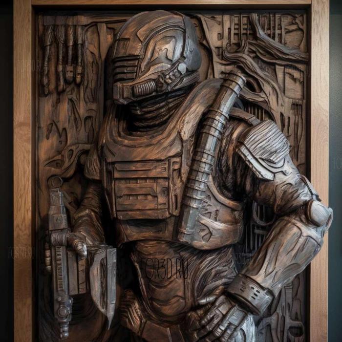 Isaac Clarke Dead Space series 1 3d stl модель для ЧПУ