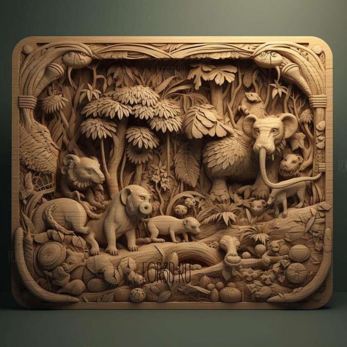 stl Zoo TV series 1 stl model for CNC