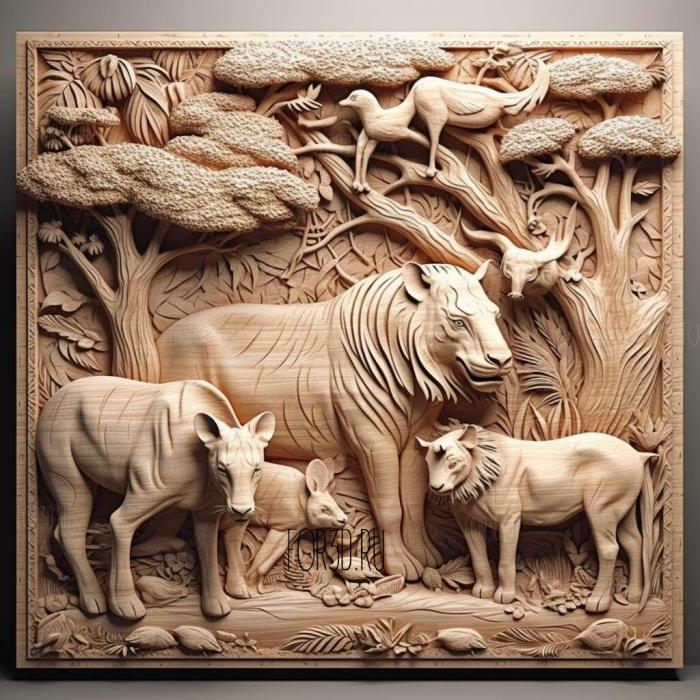 stl Zoo TV series 3 stl model for CNC