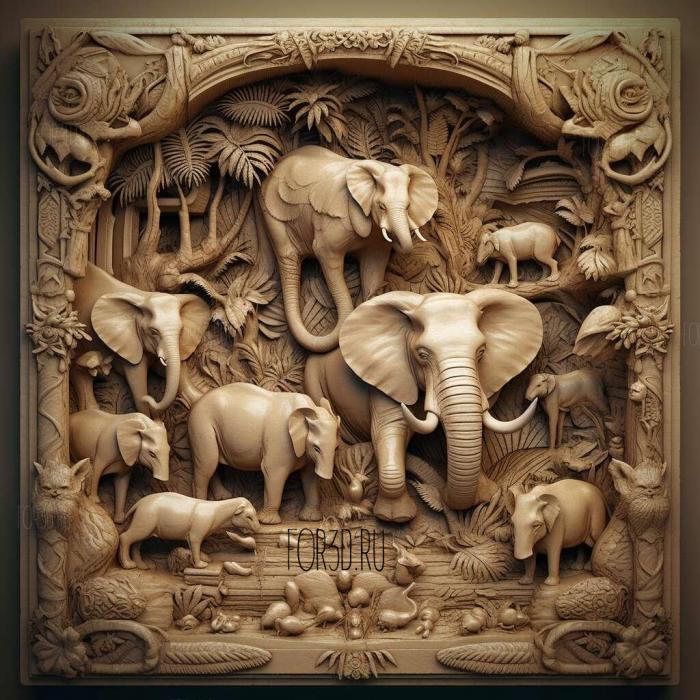 stl Zoo TV series 4 stl model for CNC