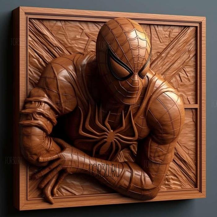 stl Spider Man TV series 3 stl model for CNC
