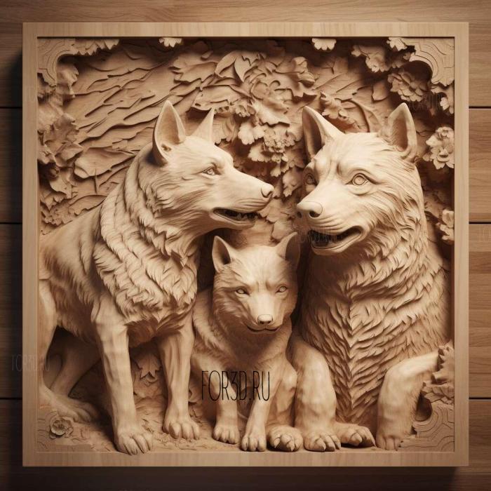 Hachi A Dogs Tale movie 2 stl model for CNC