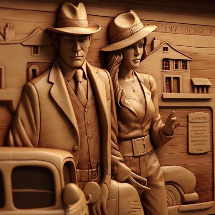 Bonnie and Clyde movie 1 stl model for CNC