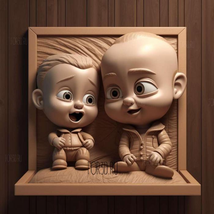 stl The Boss Baby movie 1 3d stl модель для ЧПУ