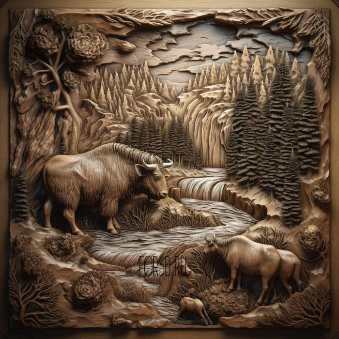 stl Yellowstone TV series 1 stl model for CNC