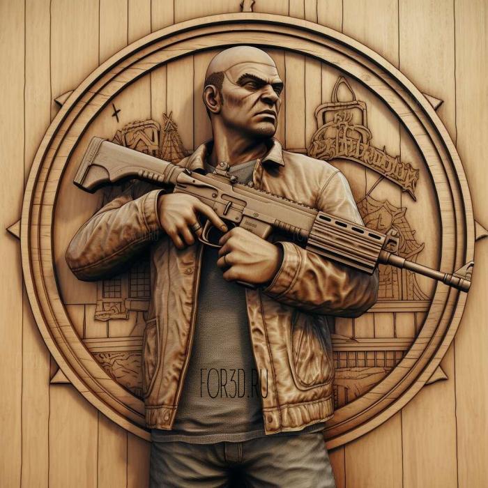 Grand Theft Auto 5 2 stl model for CNC