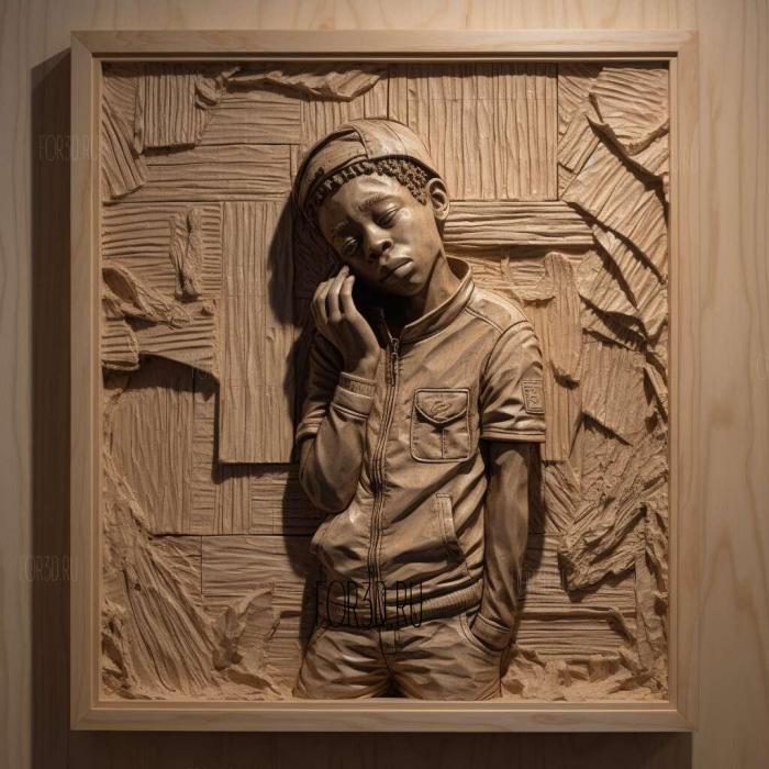 stl YoungBoy Never Broke Again 1 stl model for CNC
